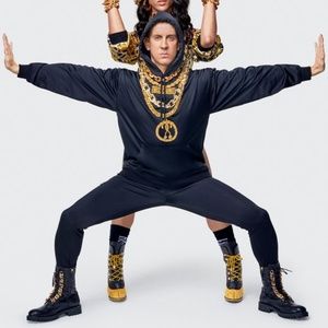 FULL LOOK Moschino H&M mens hoodie and pants set up rare item hm top and bottom